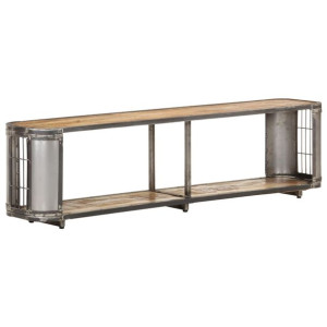 Szafka pod TV, 150 x 30 x 40 cm, lite drewno mango
