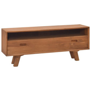 Szafka pod telewizor, 110x30x45 cm, lite drewno tekowe