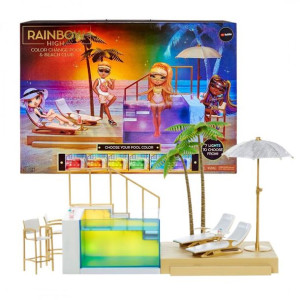 Rainbow High Color Change - Pool And Beach Club Basen - 578475