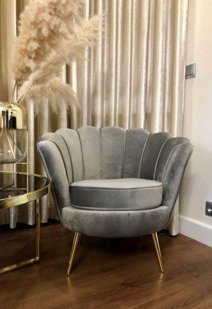 Fotel MUSZELKA Magic Velvet 2241
