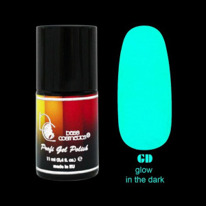 Top hybrydowy / żelolakierowy neonowy glow in the dark 11 ml / Bass Cosmeti