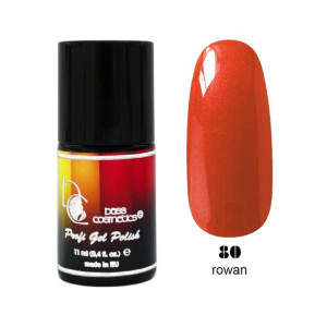 Lakier hybrydowy / żelolakier 80 czerwień jarzębiny 11 ml / Bass Cosmetics