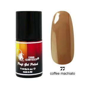 Lakier hybrydowy / żelolakier 77 coffee machiato 11 ml / Bass Cosmetics