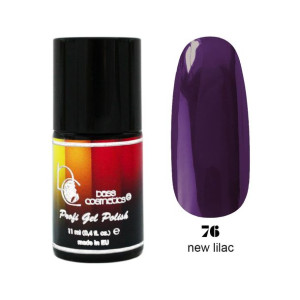 Lakier hybrydowy / żelolakier 76 liliowy ciemny 11 ml / Bass Cosmetics