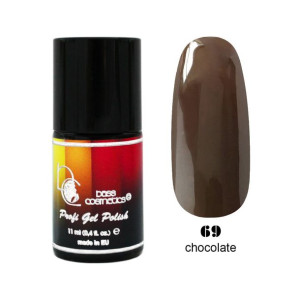 Lakier hybrydowy / żelolakier 69 czekoladowy 11 ml / Bass Cosmetics