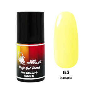 Lakier hybrydowy / żelolakier 65 bananowy 11 ml / Bass Cosmetics
