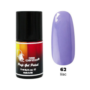 Lakier hybrydowy / żelolakier 62 liliowy 11 ml / Bass Cosmetics