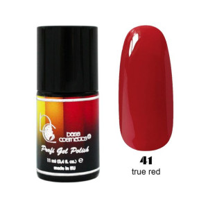 Lakier hybrydowy / żelolakier 41 czerwony karmazynowy 11 ml / Bass Cosmetic