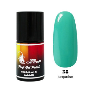 Lakier hybrydowy / żelolakier 38 turkusowy 11 ml / Bass Cosmetics