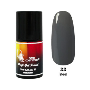 Lakier hybrydowy / żelolakier 33 stalowy 11 ml / Bass Cosmetics