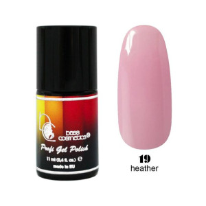 Lakier hybrydowy / żelolakier 19 wrzosowy 11 ml / Bass Cosmetics