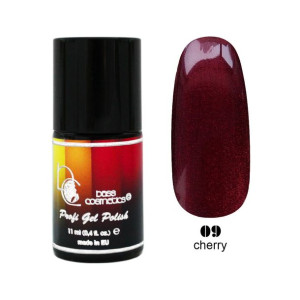 Lakier hybrydowy / żelolakier 09 wiśniowy 11 ml / Bass Cosmetics