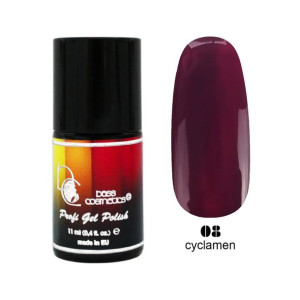 Lakier hybrydowy / żelolakier 08 cyklamen 11 ml / Bass Cosmetics