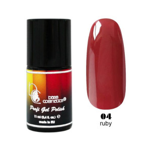 Lakier hybrydowy / żelolakier 04 rubin 11 ml / Bass Cosmetics