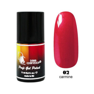 Lakier hybrydowy / żelolakier 02 karmin 11 ml / Bass Cosmetics