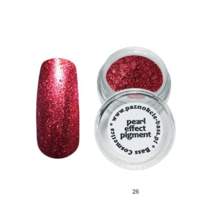 Pigment perłowy 7 ml pył czerwony burgund / Bass Cosmetics