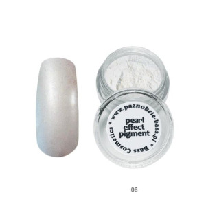 Pigment do efektu syrenki 7 ml pył srebrno-kredowobiały / Bass Cosmetics
