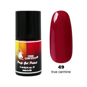 Lakier hybrydowy / żelolakier 49 karmin głęboki 11 ml / Bass Cosmetics