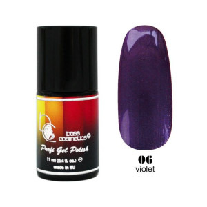 Lakier hybrydowy / żelolakier 06 fioletowy 11 ml / Bass Cosmetics