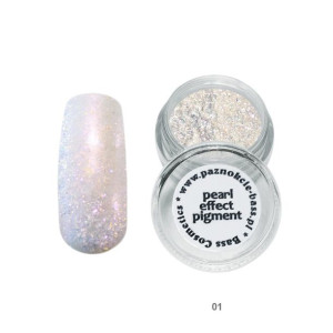Pigment efekt syrenki - 01 - płatki srebrno-różowe 7 ml / Bass Cosmetics