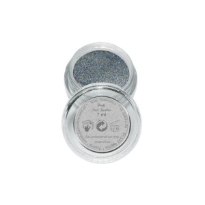 Proszek / puder akrylowy kolorowy perłowy - P52 czarny granatowy 7 ml / Bas