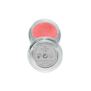 Proszek / puder akrylowy kolorowy perłowy - P17 różowy pomarańczowy 7 ml /