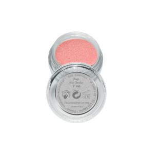 Proszek / puder akrylowy kolorowy perłowy - P14 różowy łososiowy 7 ml / Bas