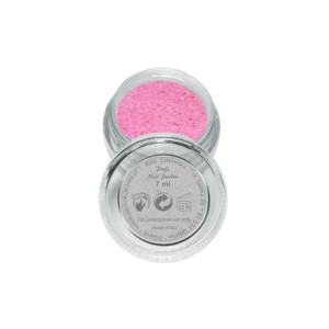 Proszek / puder akrylowy kolorowy perłowy - P12 różowy Barbie 7 ml / Bass C