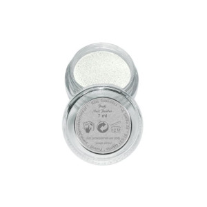 Proszek / puder akrylowy kolorowy perłowy - P1 biały 7 ml / Bass Cosmetics