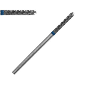 Frez carbide HQ - walec szpila niebieski / Bass Cosmetics