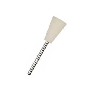 Frez filcowy do polerowania - konus ścięty odwrócony / Bass Cosmetics