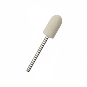 Frez filcowy do polerowania - cylinder zaokrąglony wąski / Bass Cosmetics