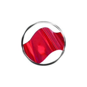 Folia transferowa czerwona gładka - 0.5 m / Bass Cosmetics
