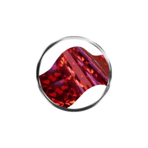 Folia transferowa rubin, kalejdoskop - 0.5 m / Bass Cosmetics
