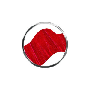 Folia transferowa czerwona, piasek - 0.5 m / Bass Cosmetics