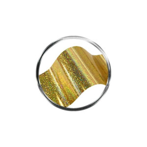 Folia transferowa złota, holo szum - 0.5 m / Bass Cosmetics