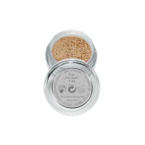Proszek / puder akrylowy kolorowy brokatowy - B38 brązowy ciemny 7 ml / Bas