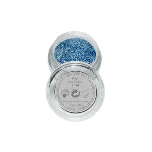 Proszek / puder akrylowy kolorowy brokatowy - B22 niebieski metaliczny 7 ml