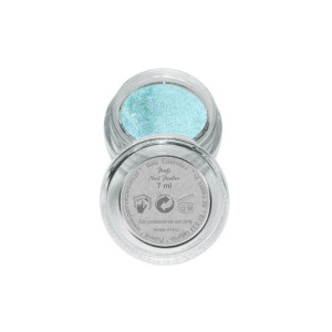 Proszek / puder akrylowy kolorowy brokatowy - B18 niebieski jasny 7 ml / Ba