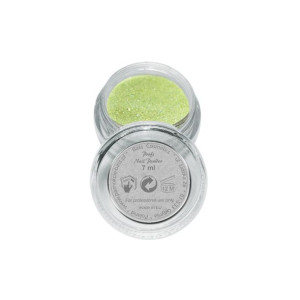 Proszek / puder akrylowy kolorowy brokatowy - B16 zielony 7 ml / Bass Cosme