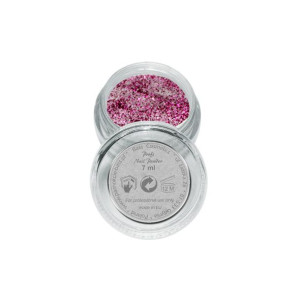 Proszek / puder akrylowy kolorowy brokatowy - B11 różowy metaliczny 7 ml /