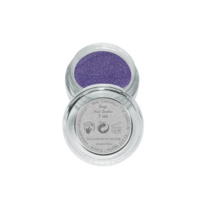 Proszek / puder akrylowy kolorowy - 24 fioletowy ciemny 7 ml / Bass Cosmeti