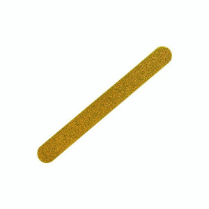 Pilnik brokatowy prosty 150' - złoty / Bass Cosmetics