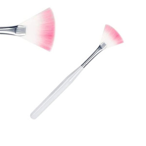 Pędzel biały T - wachlarz do zdobień / Bass Cosmetics