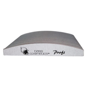 Pilnik Profi półksiężyc zebra 100' - 50 szt. / Bass Cosmetics