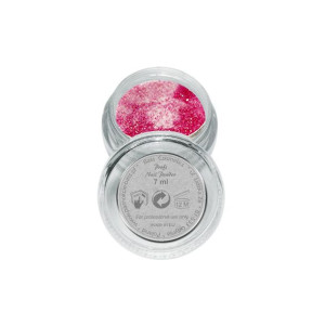Proszek / puder akrylowy kolorowy brokatowy - B9 różowy purpurowy 7 ml / Ba