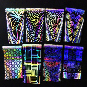 Folia transferowa - hologram wzór / Bass Cosmetics