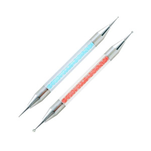 Aplikator / sonda 2-stronna z kryształkami Swarovski / Bass Cosmetics