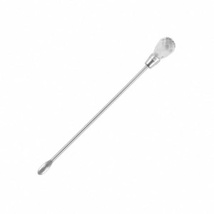 Aplikator z ozdobnym kryształem - łyżeczka / Bass Cosmetics