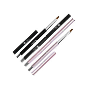 Pędzel do modelowania żelu HIT - Standard '6 czarny / Bass Cosmetics